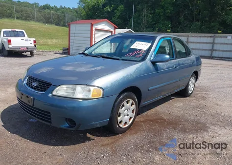 2002 Nissan Sentra Gxe from USA, damaged, VIN 3N1CB51A02L551131